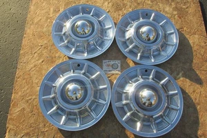 1957 CADILLAC DEVILLE, HOT ROD, RAT ROD 15″ WHEEL COVERS, HUBCAPS, WITH BULLETS - Picture 1 of 16