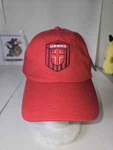 Umbro Hat Cap Red  Strapback One Size Soccer Football New With Tags .  Bd - Picture 1 of 8