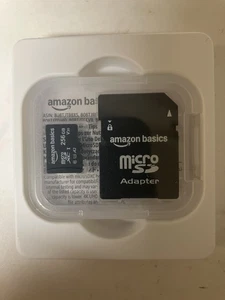 Amazon Basics Micro SDXC Card 256 GB & Adapter - Picture 1 of 2