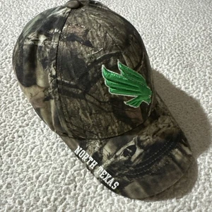 UNT North Texas University Baseballkappe Mütze Adler Camouflage verstellbar Hakenschlaufe hinten - Bild 1 von 5