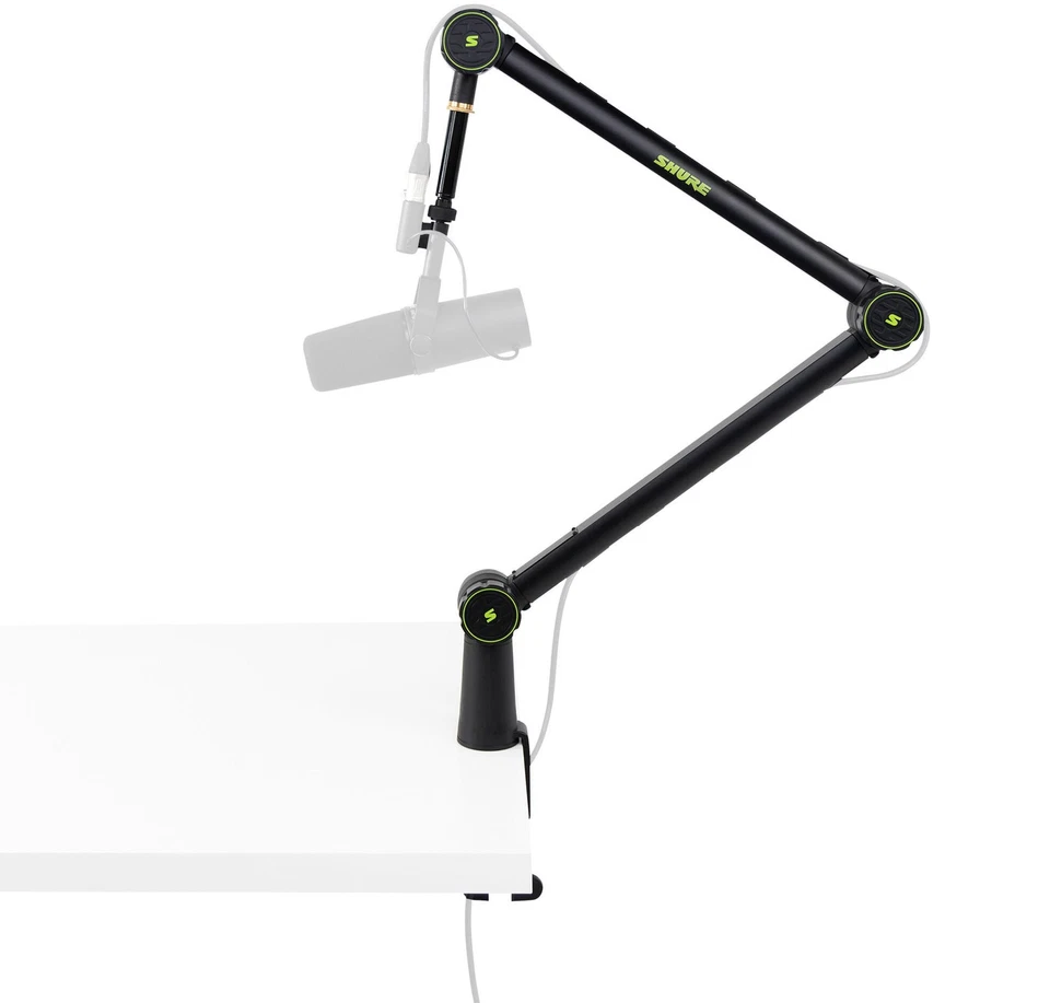 Shure SH-BROADCAST1 Trípode Mesa Abrazadera Podcast Micrófono Soporte Horca Mic