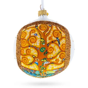 The Tree of Life Painting by Gustav Klimt Glass Ball Ornament - Picture 1 of 5