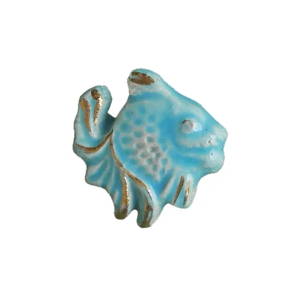 Button Antique - Ceramic - 27 Mm- French Ceramic Button - Image 1 of 4