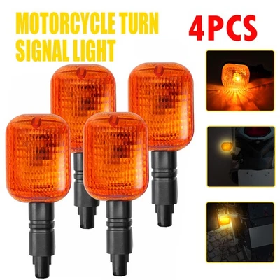 4PC Rear Turn Signal Indicator for BMW F650GS F650CS F650ST G650GS Amber Lamps E - Image 1 of 4