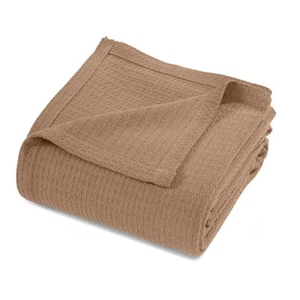 Waffle Weave Cotton Blanket, Perfect for Bedroom, Living Room, Couch, Picnics... - Picture 1 of 9