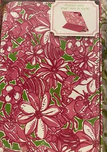 Lilly Pulitzer Pink Floral Print iPad Case w/Folding Cover for 9x7" iPad-EUC - Picture 1 of 4