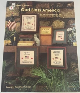 God Bless America Cross Stitch Leaflet Reba's Creations - Picture 1 of 2