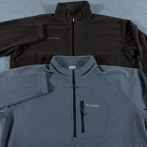2 Stück Columbia Jacke Herren XXL Full Zip Fast Trek III 1/2 Fleece Windbreaker - Bild 1 von 13