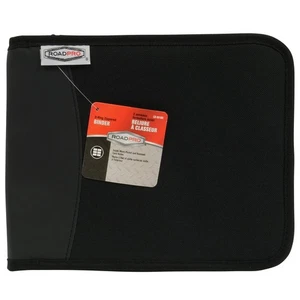 3-Ring Zippered Binder for Loose-Leaf Log Sheets, Black, LB-001BK, 10.5" x 8.5" - Picture 1 of 4