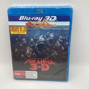 Piranha 3D + 2D Blu-ray - Brand New Sealed - Region Free (N2.5) - Picture 1 of 5