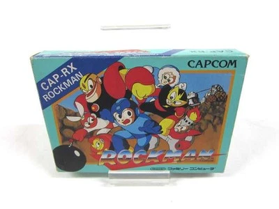 Rockman CAP-RX (Mega Man) Famicom 1987 CIB Tested w/ Manual Box Capcom Japan - Image 1 of 4