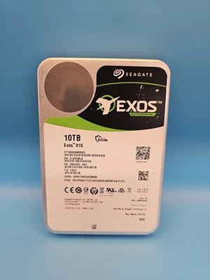 Seagate Exos X16 10TB 3.5" SAS 12Gb/s 7.2K RPM Hard Drive ST10000NM002G - Image 1 of 4