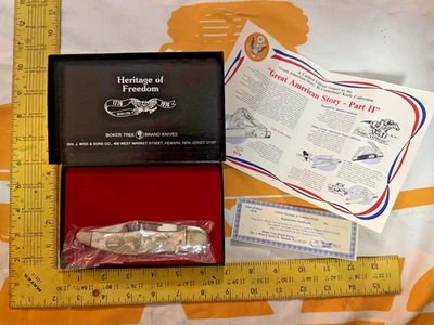 Cuchillo Plegable Bicentenario De Colección Solingen Alemania Boker Tree Marca 1010 LTD Foto 1 de 4