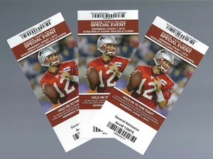 TOM BRADY - 2012 NFL NEW ENGLAND PATRIOTS FULL SPECIAL EVENT TICKET - AUGUST 1 - Picture 1 of 1