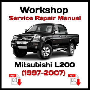 Mitsubishi L200 (1997-2007) Workshop Service Repair Manual Instant Download Book - Picture 1 of 10