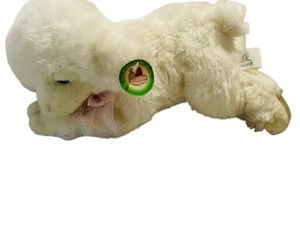 Juguete Ángel Vintage Dulce Corderito Peluche Crema Rosa Arco - Imagen 1 de 4