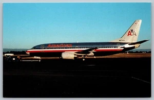 Airline Issued American Airlines Postcard Boeing 737 3A4 Airliner Card M2 - Picture 1 of 2