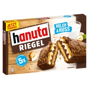 Hanuta Riegel Waffel Riegel mit Haselnussmagermilchcreme 173g - Picture 1 of 1