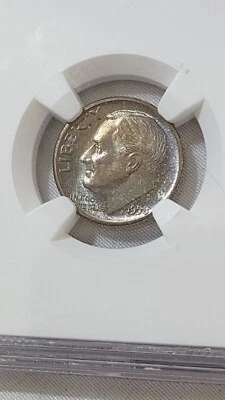1958 10C Roosevelt Dime NGC MS-67 GORGEOUS RAINBOW TONING - Image 1 of 4