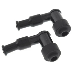 2 Pcs Spark Plug Boot Cap Cover Resistor LB05F 90 Degree For ATV Motorcycle Snow - Picture 1 of 10