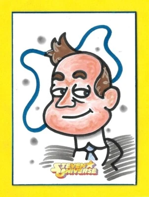 2019 Cryptozoic Steven Universe 1/1 Mayor Bill Dewey Sketch by Artist Jason Heil - Image 1 of 3