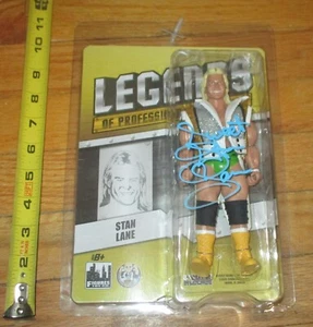 2022 Figures Toy Company FTC Stan Lane Wrestling Figure Signed JSA COA WWE NWA - Picture 1 of 6