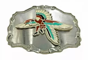 HEBILLA DE CINTURÓN RAINTREE DE COLECCIÓN - BAILARINA ÁGUILA - SUROESTE DE 1970 - Imagen 1 de 6