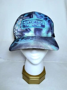 KRYPTEK Pontus Blue Spartan Helmet Snapback Mesh Trucker Cap Curved Bill EUC - Picture 1 of 6
