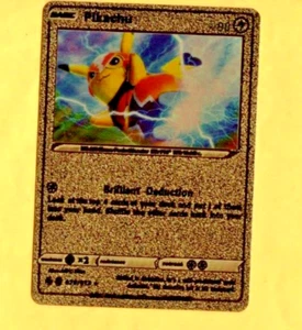Pokemon Karte Pikachu 90 Gold - Bild 1 von 2