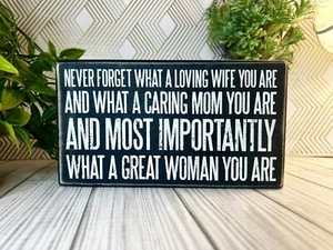 Primitives by Kathy Classic Sign, 8 x 4 Inches great woman quote Positive gift - Picture 1 of 4