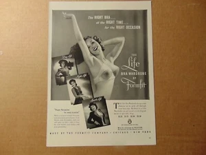 1941 FORMFIT LIFE BRA Il reggiseno destro pubblicità stampa artistica vintage - Foto 1 di 1