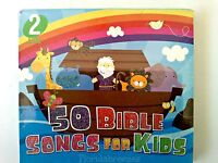 KIDS 50 BIBLE SONGS FOR  (2 CD Set) Pre-K Elementary WRAPPED!