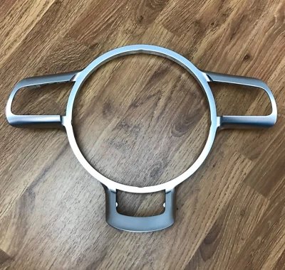 Original Audi Lenkrad Abgeflacht Unten Chromblende. TT MK2 8J A3 S3 8P R8.  9A2 - Bild 1 von 4