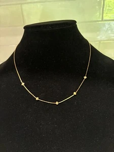 Vintage Korean Goldtone Necklace Bracelet & Earring Set - NOS - Picture 1 of 10