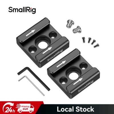 SmallRig Cold Shoe Mount Adapter Bracket Hot Shoe w/ 1/4" Thread for Camera Cage - Image 1 of 4