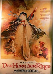 Der Herr der Ringe - Fantasy-Zeichentrickfilm - Filmposter A1 84x60cm gefaltet - Bild 1 von 1