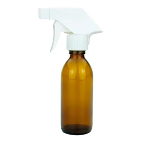 Sprühflasche 200 ml Glas Braun für Reinigungsmittel Haarpflege Pflanzen Blumen - Bild 1 von 4