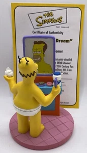 THE SIMPSONS ~ At Home With Homer ~ HOMER'S HAIR DREAM ~ Hamilton Collection - Picture 1 of 14