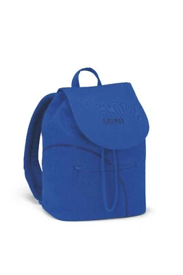 NOVA MINI MOCHILA CONTORNO EM RELEVO ALÇAS AJUSTÁVEIS AZUL 80225B320C3 - Imagem 1 de 4