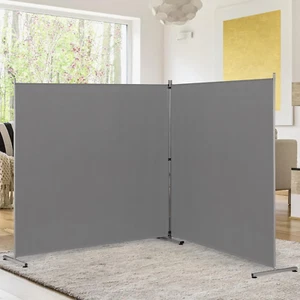 Indoor Room Divider, Portable Office Divider, Room Divider Wall Screen 2 Large P - Picture 1 of 7