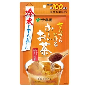 ITOEN Oi Ocha Roasted Green Tea Powder with Matcha 80g 100cups Japanese Houjicha - Picture 1 of 6