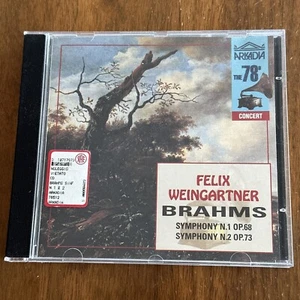 Brahms Symphony N1 & N2 / Felix Weingartner (CD, 1997, Arkadia) - Picture 1 of 3