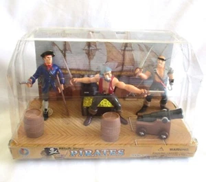 Vintage 1998 Jasman High Seas Pirates Action Figures Play Set New in Package - Picture 1 of 6