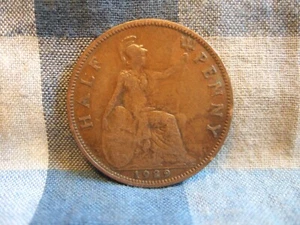 UK ALTE halbe Penny halbe Penny Münzen King George V von 1911 - 1936 Jahr auswählen! - Bild 1 von 52