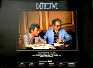 Johnny Halliday Nathalie Baye DETECTIVE Jean-Luc GODARD 1985 SYNOPSIS 24x34 4p - Imagen 1 de 3