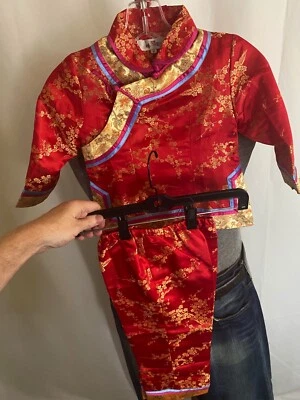 GIRLS Oriental Asian Costume Chinese Medium M 4T  - Image 1 of 4