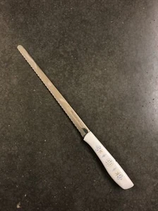 Ekco Vanadium Blue Dutch Tulip Knife Hollow Ground Bread Carving 14” VTG - Picture 1 of 9
