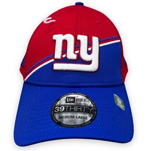 New York Giants Mütze Erwachsene Medium Large rot blau 39THIRTY Seitenlinie alternativ - Bild 1 von 6
