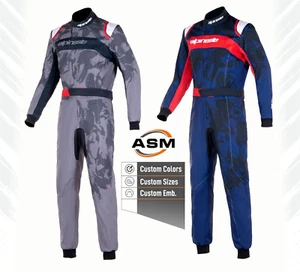 Karting Sublimation Printed Suits Custom Go Kart Racing Suit All Sizes & Colors - Picture 1 of 7