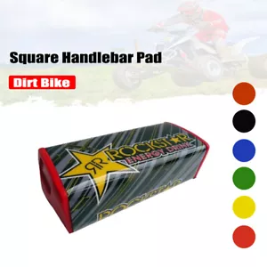 1-1/8" 28mm Handlebar Chest Protector Taper Square Fat Bar Pad Universal ATV - Foto 1 di 9